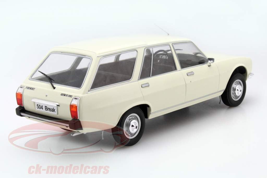 Peugeot 504 Break blanc 1:18 ModelCar Group