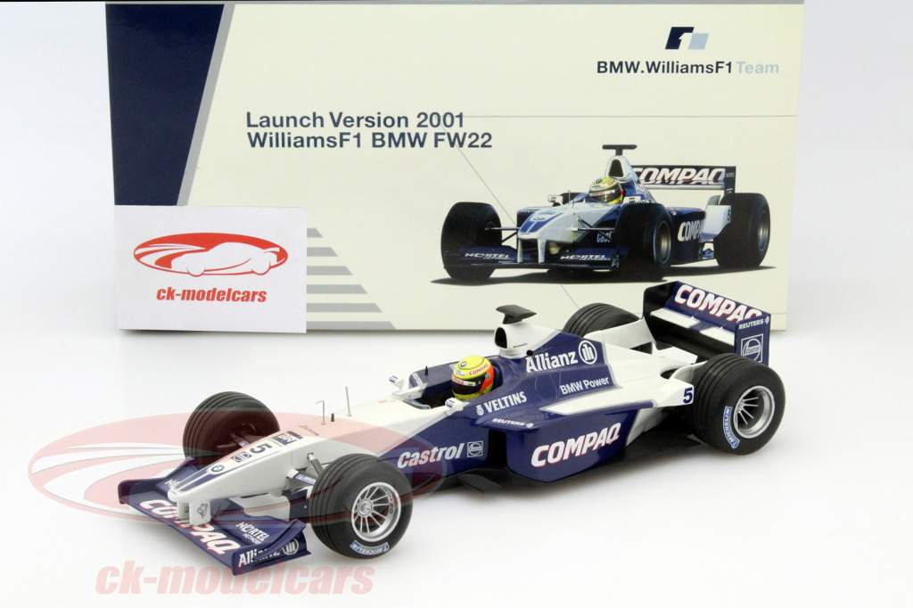 Williams формула 1 BMW FW22 Launch Version 1:18 Minichamps