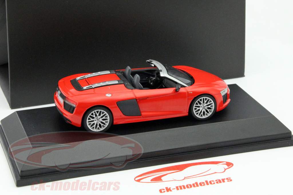 Herpa 1:43 Audi R8 Spyder V10 rosso 5011618532 modello auto