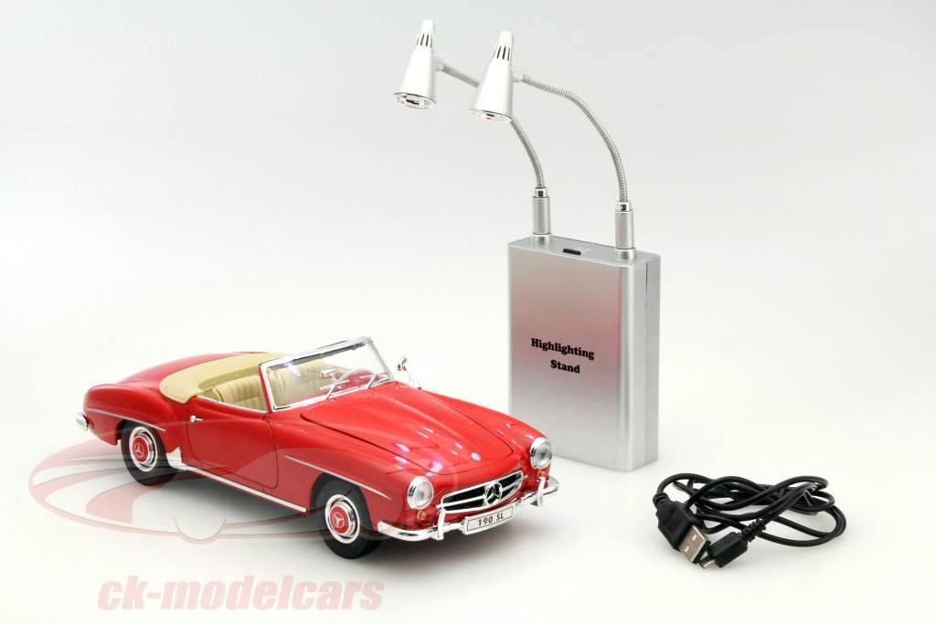 LED Highlighting Stand argento Triple9