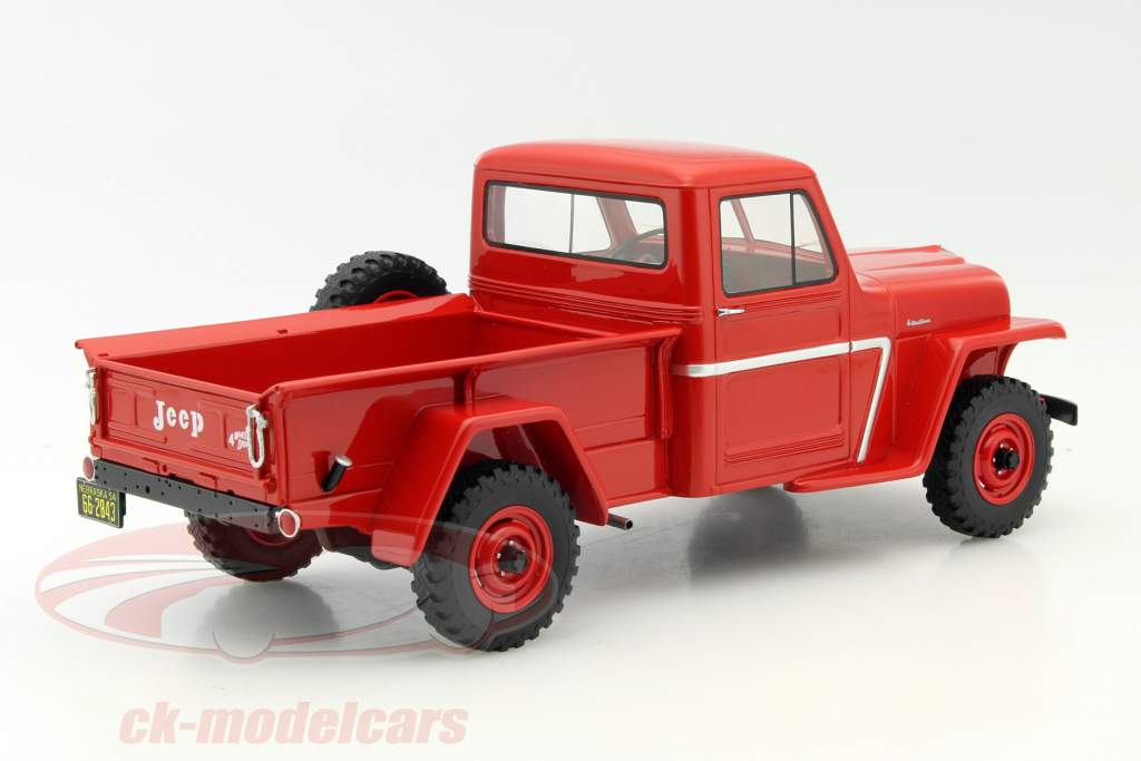 Jeep Willy's Pick Up anno 1954 rosso 1:18 BoS-Models