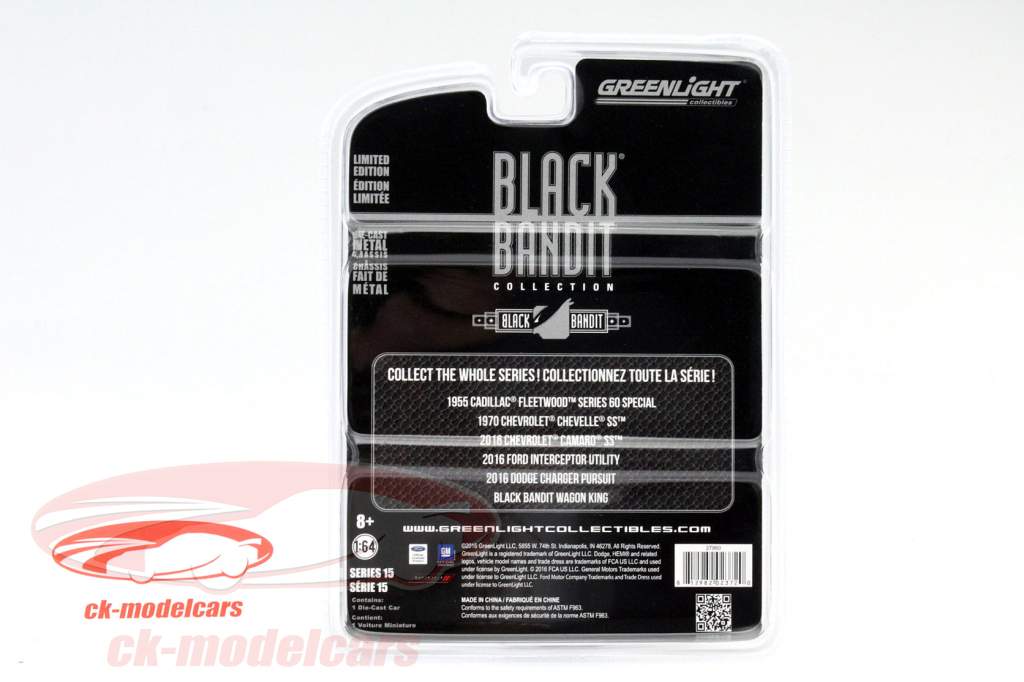 Ford Interceptor Utility année 2016 noir 1:64 Greenlight