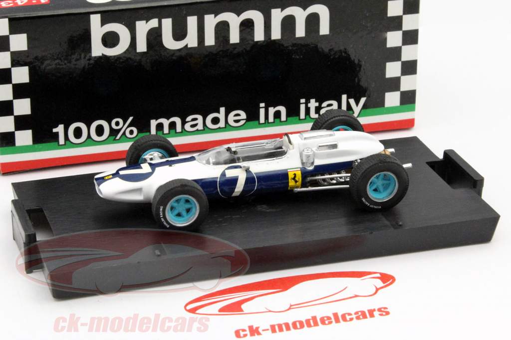 John Surtees Ferrari 158 #7 champion du monde Mexico GP formule 1 1964 1:43 Brumm