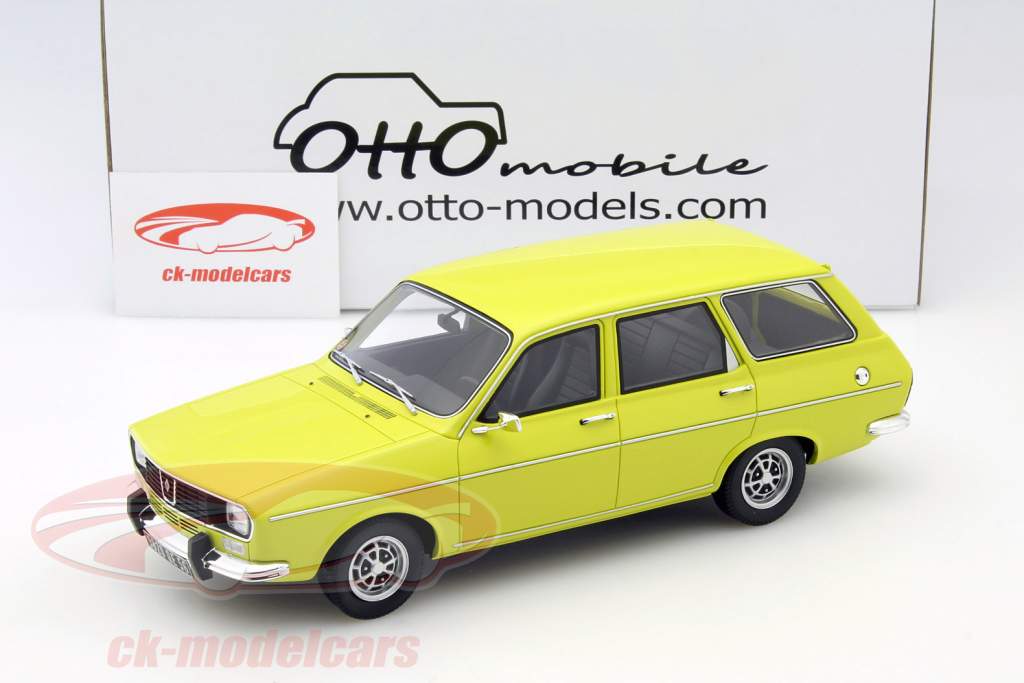 Renault 12 Break TS año 1969 amarillo 1:18 OttOmobile