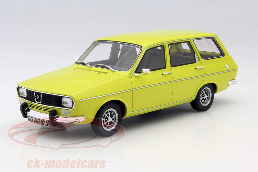 Renault 12 Break TS jaar 1969 geel 1:18 OttOmobile