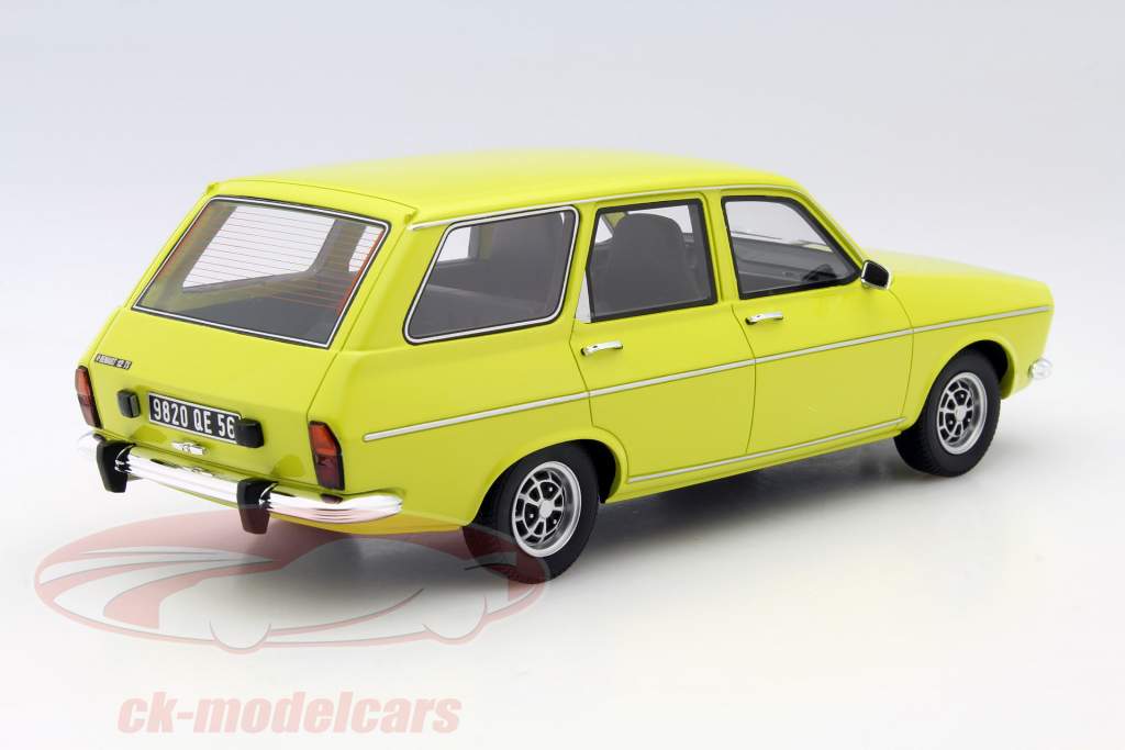 Renault 12 Break TS jaar 1969 geel 1:18 OttOmobile