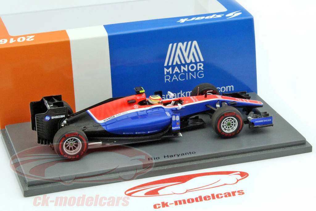 Spark 1:43 Rio Haryanto Manor MRT05 #88 Australia GP formula