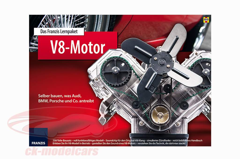 V8 engine kit 1:4 Franzis