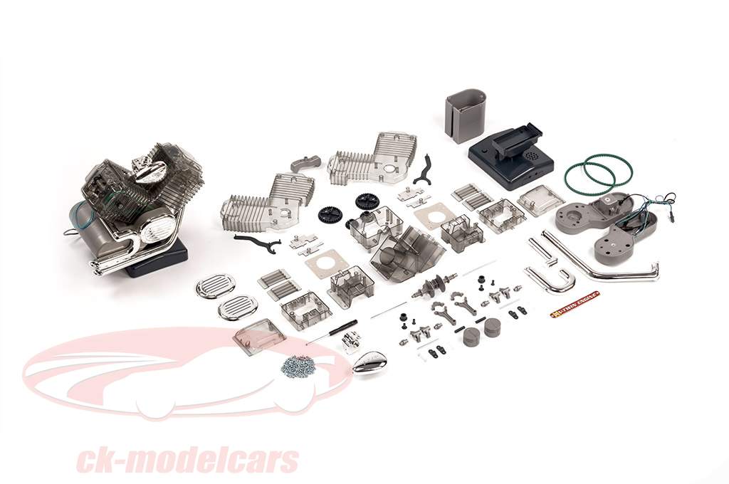V2 motorfietsmotor uitrusting 1:4 Franzis