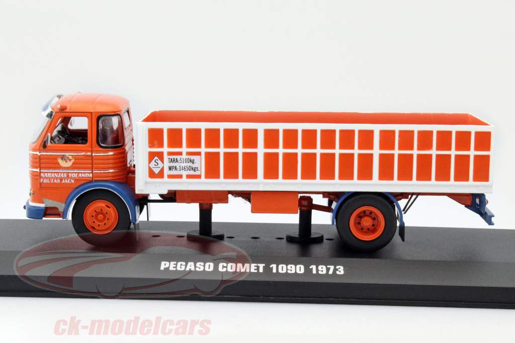 Pegaso Comet 1090 año 1973 naranja 1:43 Ixo