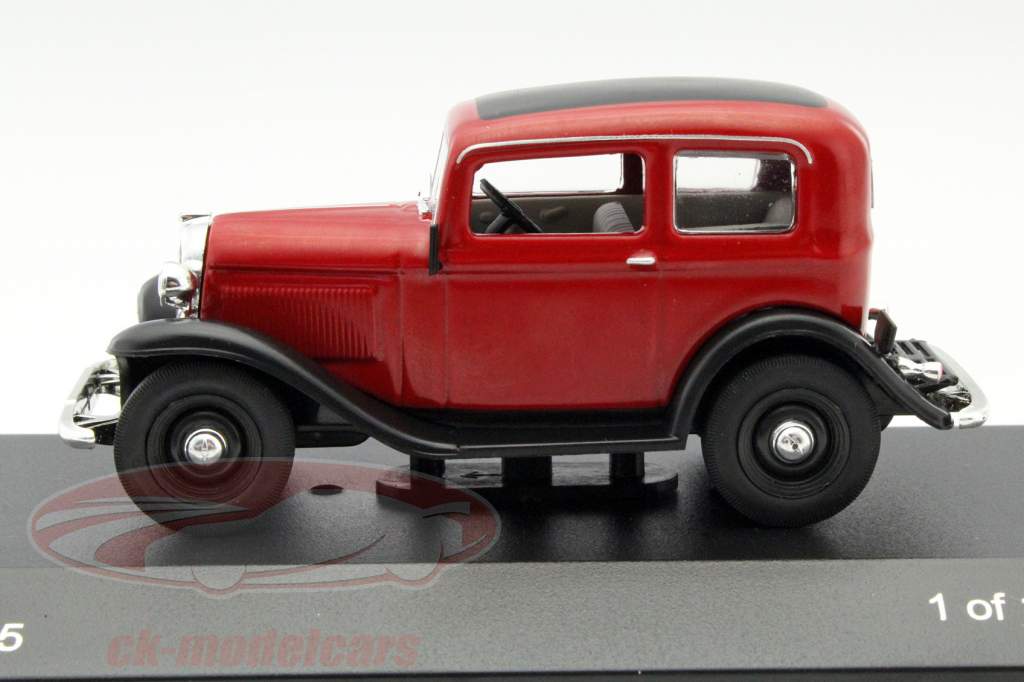 Opel P4 年 1935 赤 1:43 WhiteBox