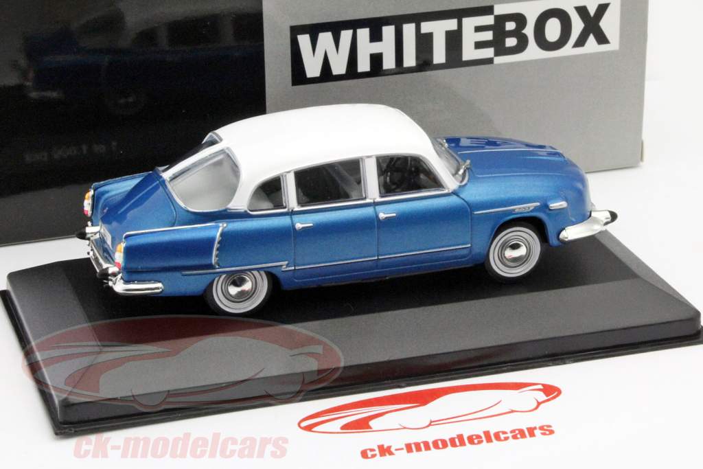 Tatra 603 Year 1970 blue / white 1:43 WhiteBox