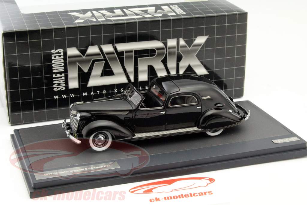 Chrysler Imperial C-15 Town Car anno 1937 nero 1:43 Matrix