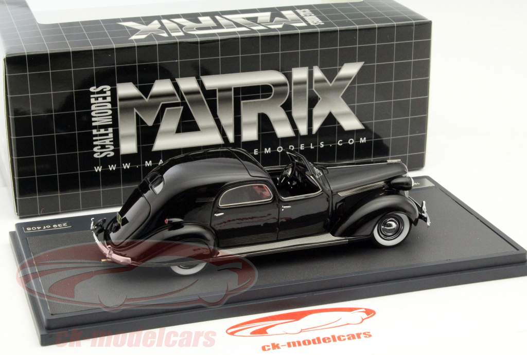Chrysler Imperial C-15 Town Car anno 1937 nero 1:43 Matrix