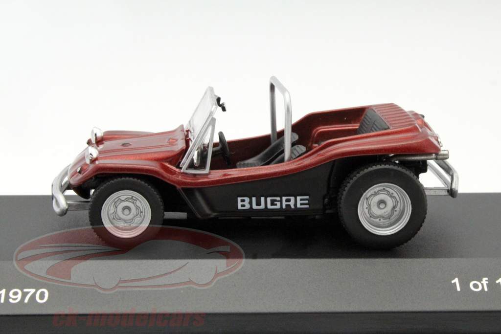 Bugre Buggy jaar 1970 purper metalen 1:43 WhiteBox