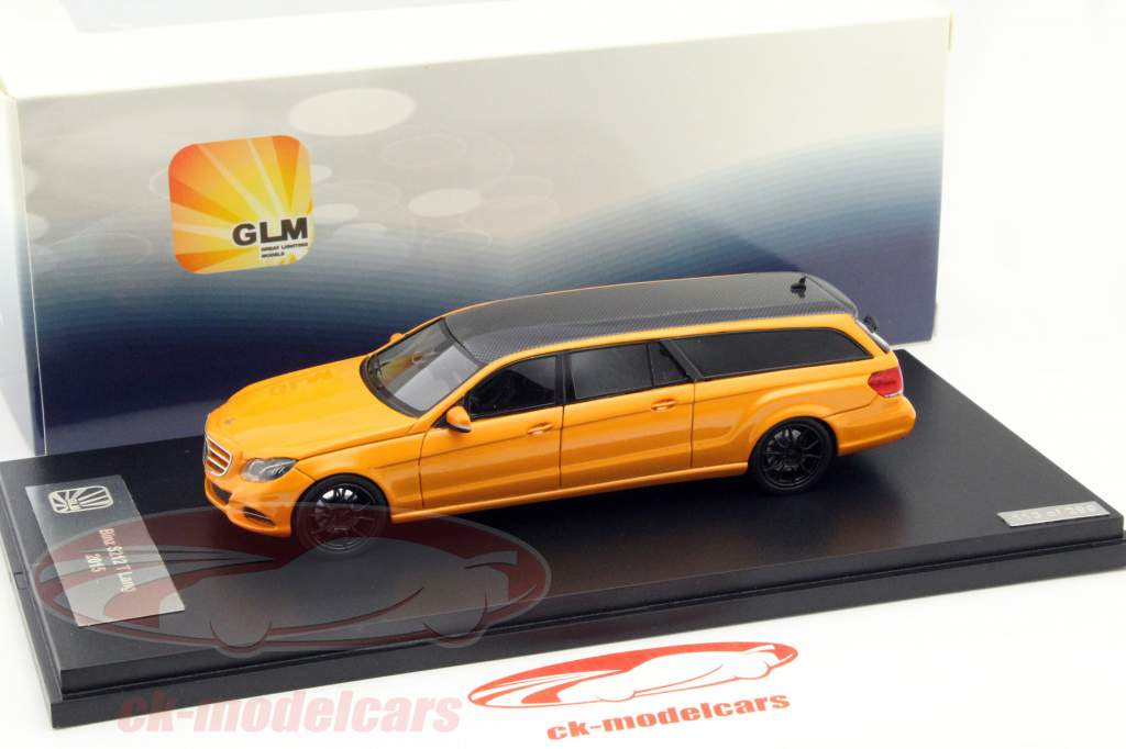 Mercedes-Benz E-Class (S212) Binz Estate Limousine année 2015 orange 1:43 GLM