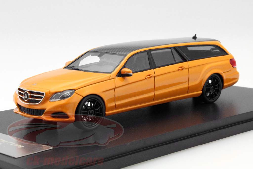 Mercedes-Benz E-Class (S212) Binz Estate Limousine année 2015 orange 1:43 GLM