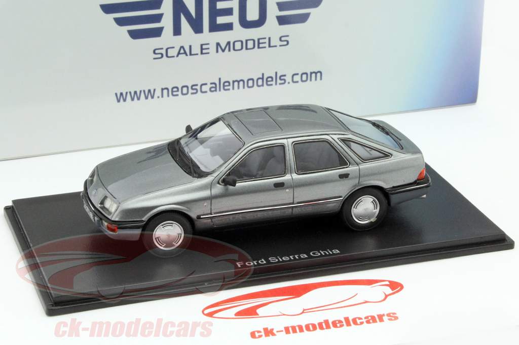 Ford Sierra Ghia серый металлический 1:43 Neo