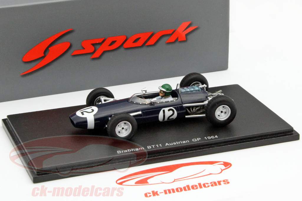 JOCHEN KLEIN 1967-1997 画集 Spark 1:43 Jochen Rindt Brabham BT11 #12 Austria GP formula