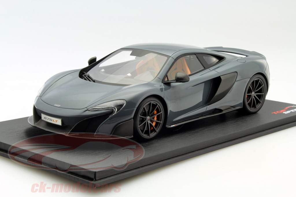 McLaren 675LT anno 2015 grigio 1:18 TrueScale