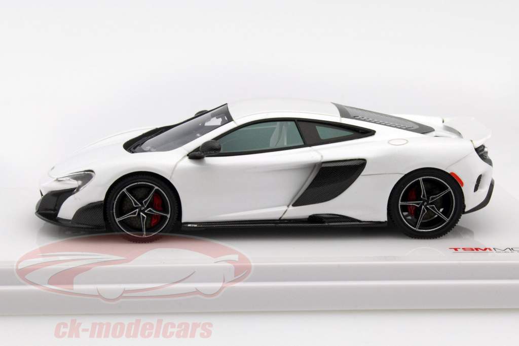 McLaren 675LT LHD branco 1:43 TrueScale