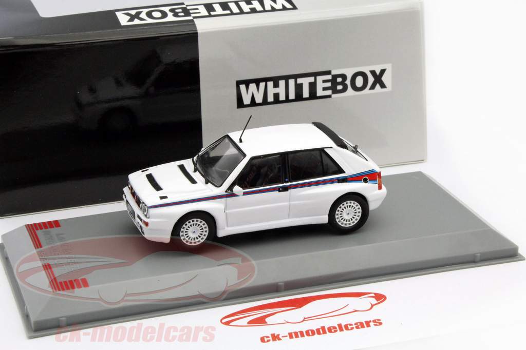Lancia Delta Integrale Martini 年 1992 ホワイト 1:43 WhiteBox