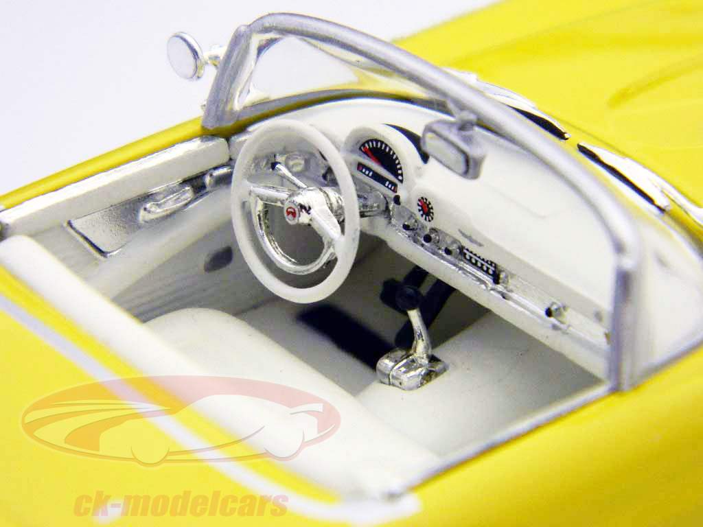 Ford Thunderbird dal 1955 giallo / giallo 1:43 Minichamps