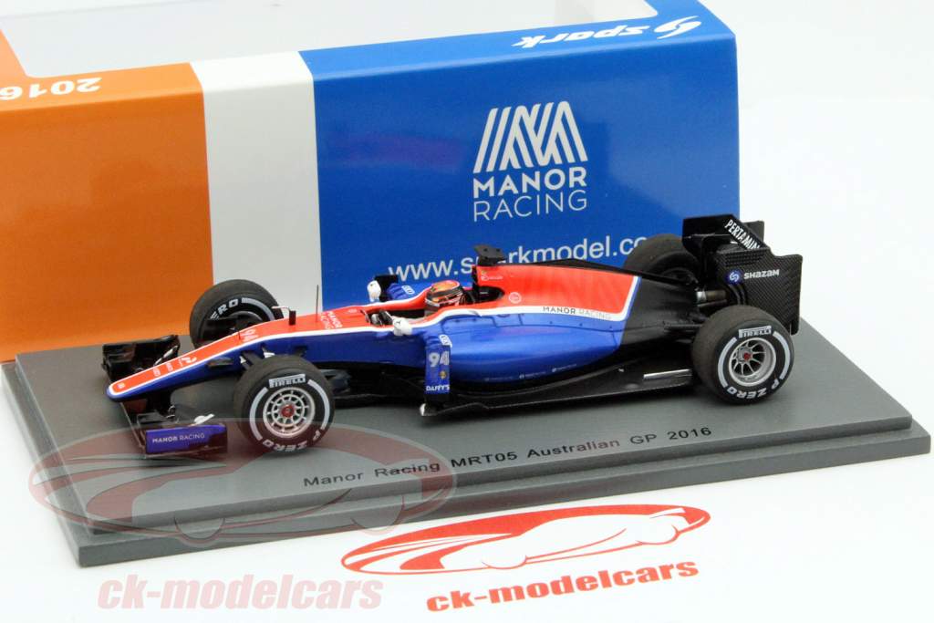 Pascal Wehrlein Manor MRT05 #94 オーストラリア GP 式 1 2016 1:43 Spark