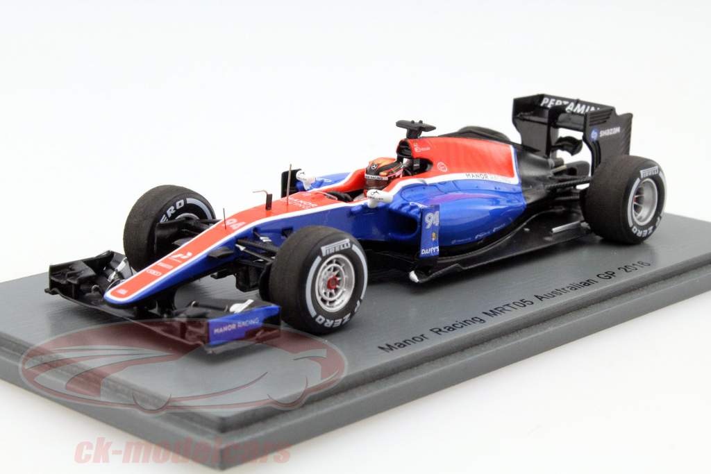 Pascal Wehrlein Manor MRT05 #94 オーストラリア GP 式 1 2016 1:43 Spark