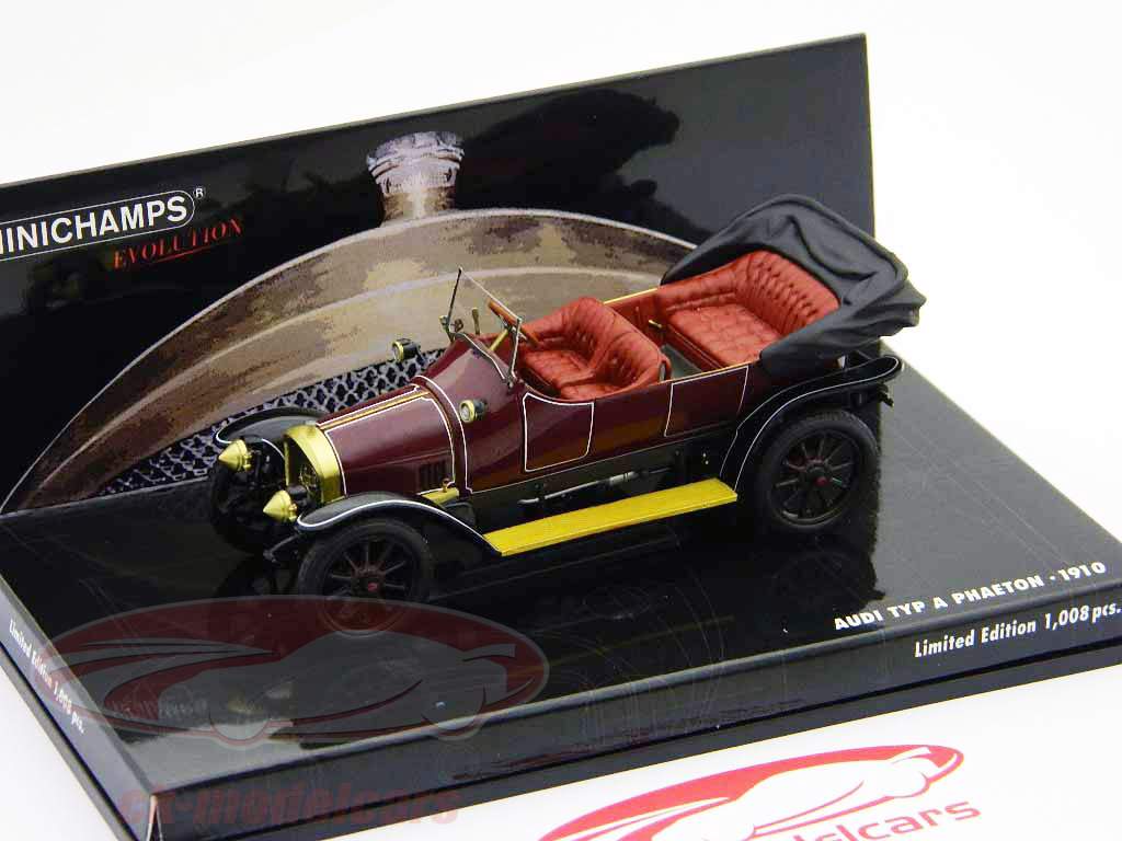 Audi Typ A Phaeton Bj. 1910 darkred 1:43 Minichamps
