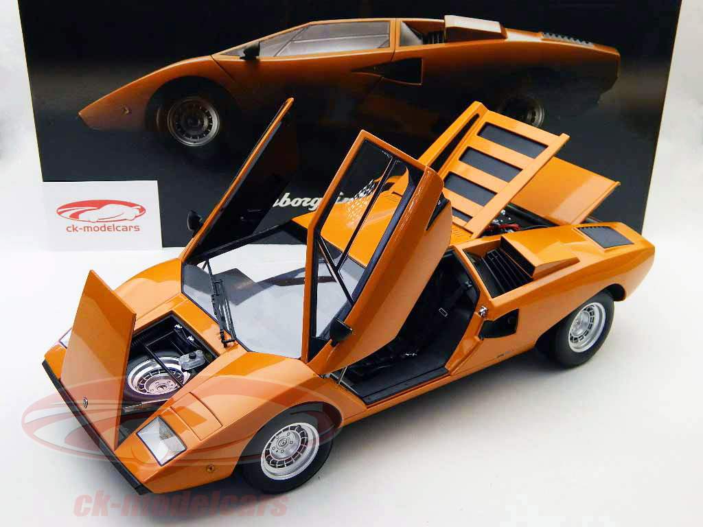Kyosho 1:12 Lamborghini Countach LP400 Orange 08611P モデル