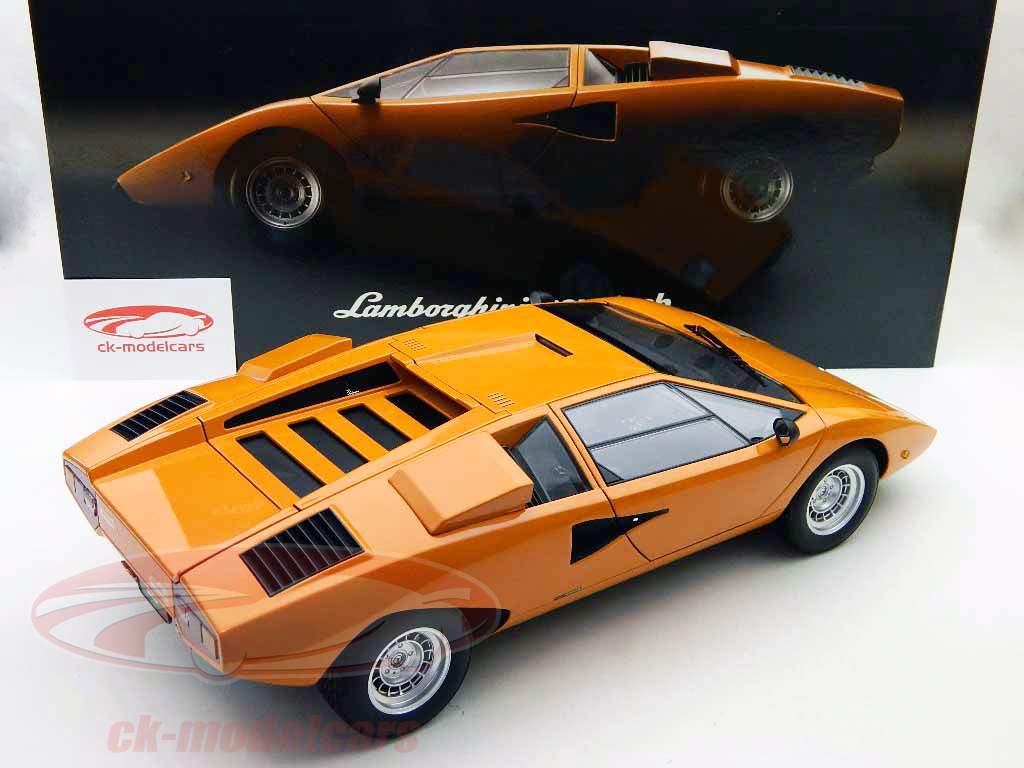 Lamborghini Countach LP400 Orange 1:12 Kyosho