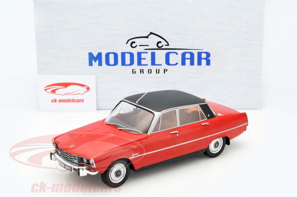 Rover 3500 V8 rot / schwarz 1:18 ModelCar Group
