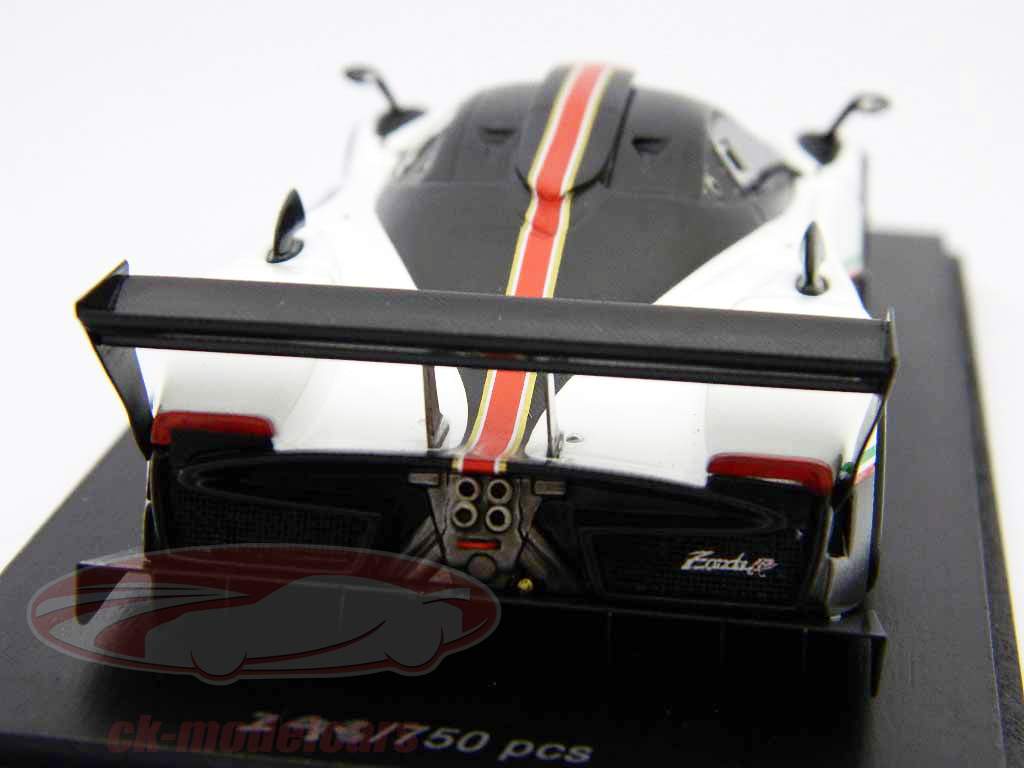 Spark 1:43 Pagani Zonda R white with stripedesign PD04311009