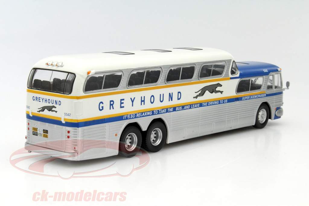 Greyhound Scenicruiser silber / blau 1:43 Altaya