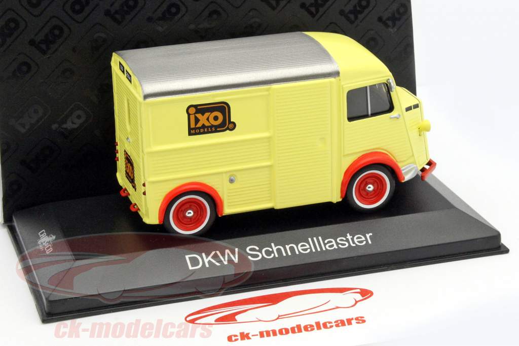 DKW camionnette de livraison rapide jaune 1:43 Ixo