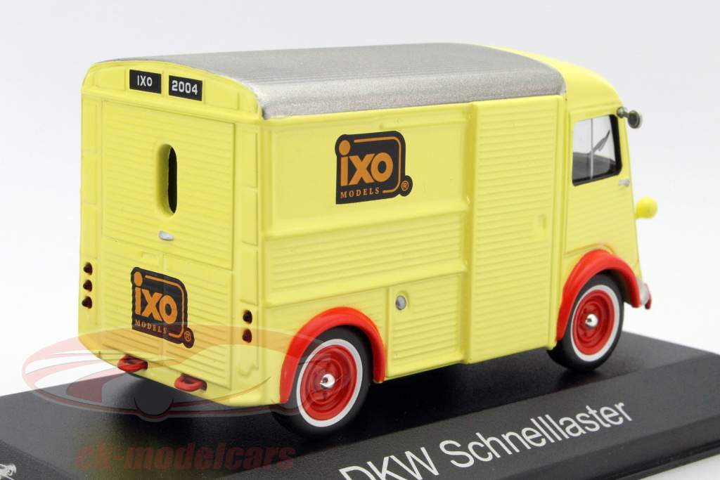 DKW camionnette de livraison rapide jaune 1:43 Ixo