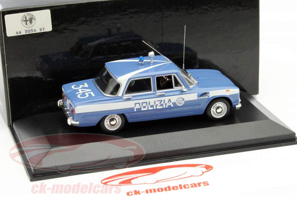 ミニカー MINICHAMPS Alfa Romeo Giulia CARABINIERI Minichamps 1:43 Alfa Romeo Giulia 1600 Carabinieri 1970