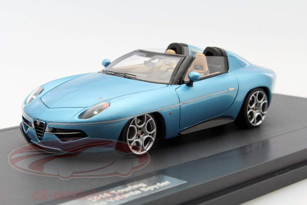Alfa Romeo Touring Disco Volante Spyder Baujahr 2016 hellblau 1:43 Matrix