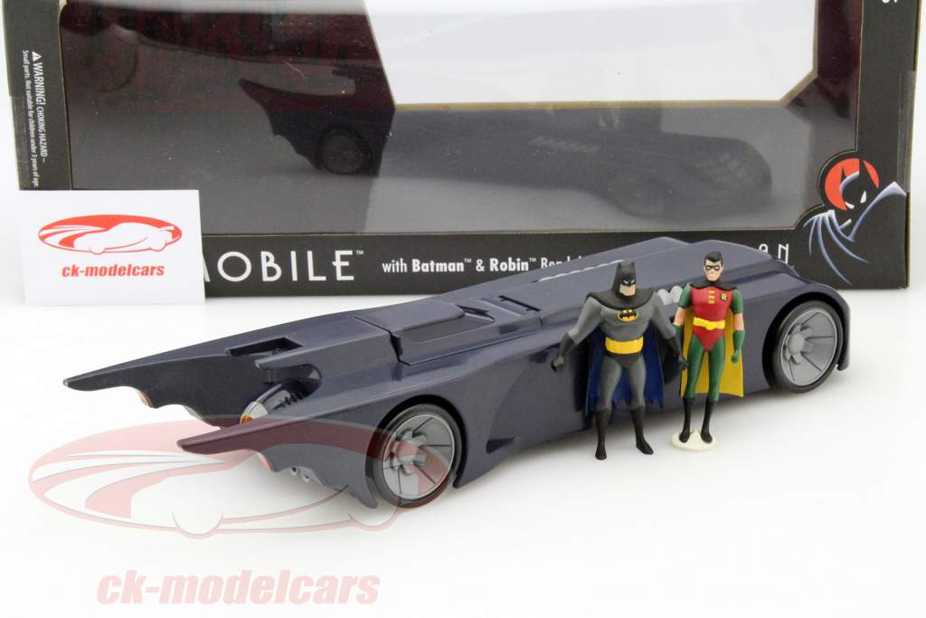 Batmobile con Batman e Robin cifra The Animated Series 1992 1:24 NJCroce
