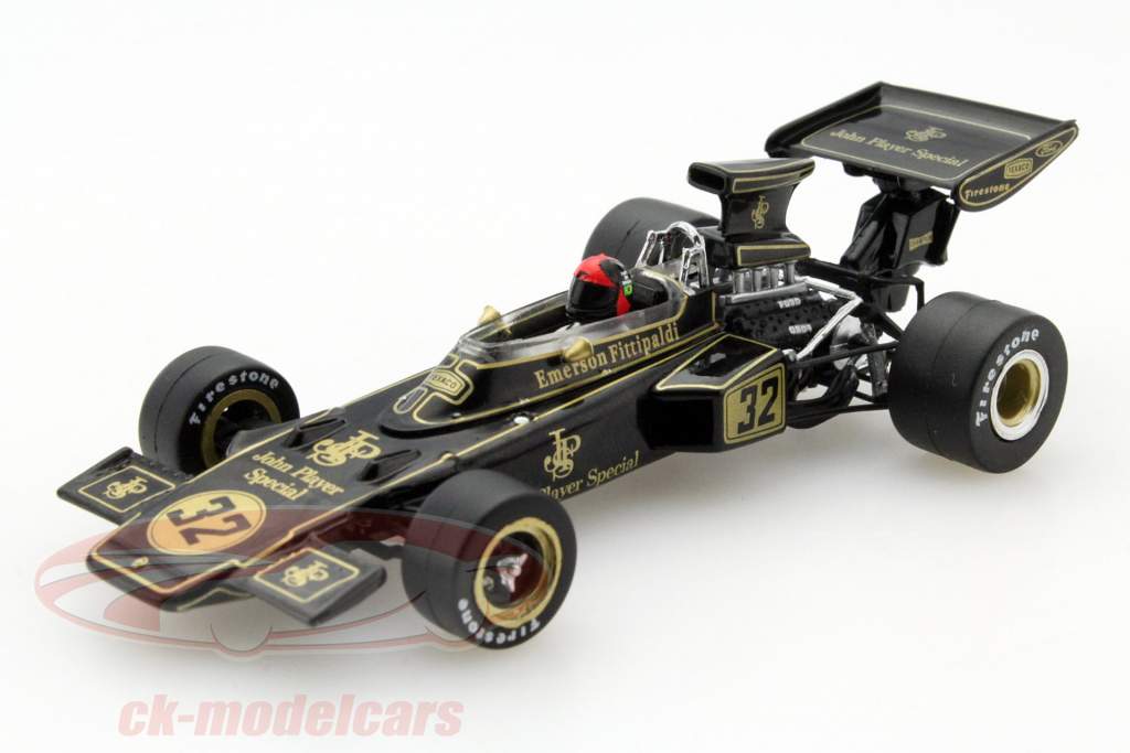 E. Fittipaldi Lotus 72D #32 wereldkampioen België GP formule 1 1972 1:43 Quartzo