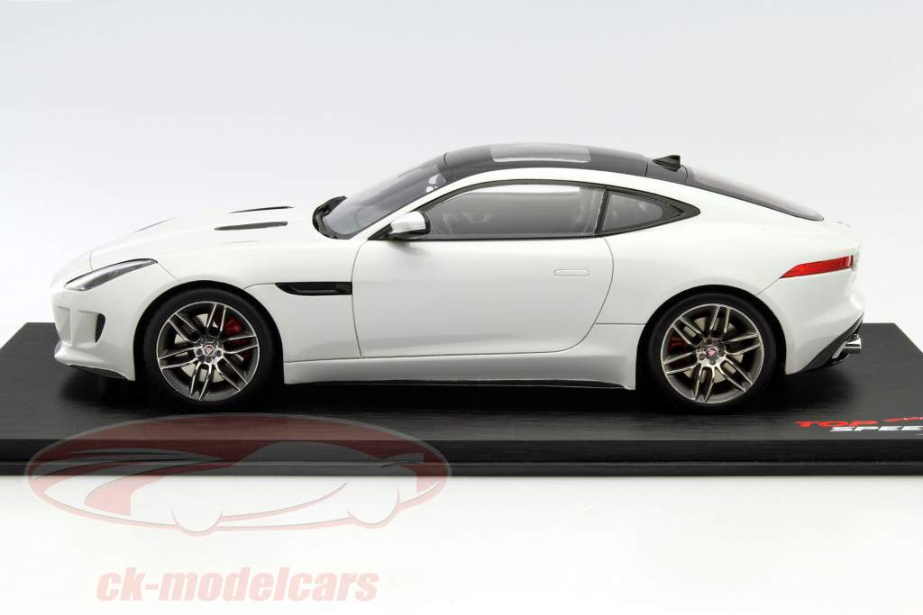 True Scale 1:18 Jaguar F-Type R Coupe Year 2017 white TS0008