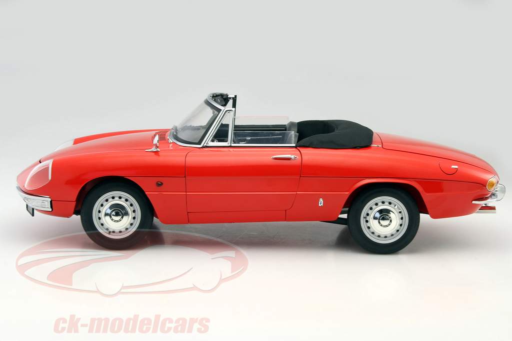 Alfa Romeo 1600 Duetto Spider rød 1:8 WhiteBox