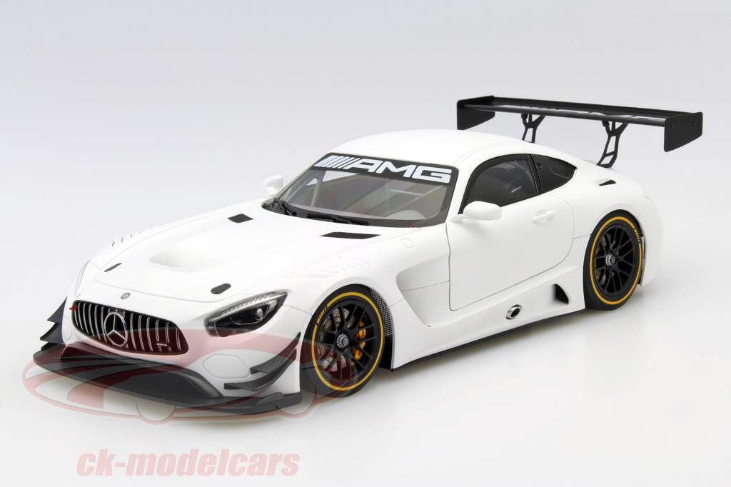 Mercedes-Benz AMG GT3 Plain Body Version 2015 wit 1:18 AUTOart