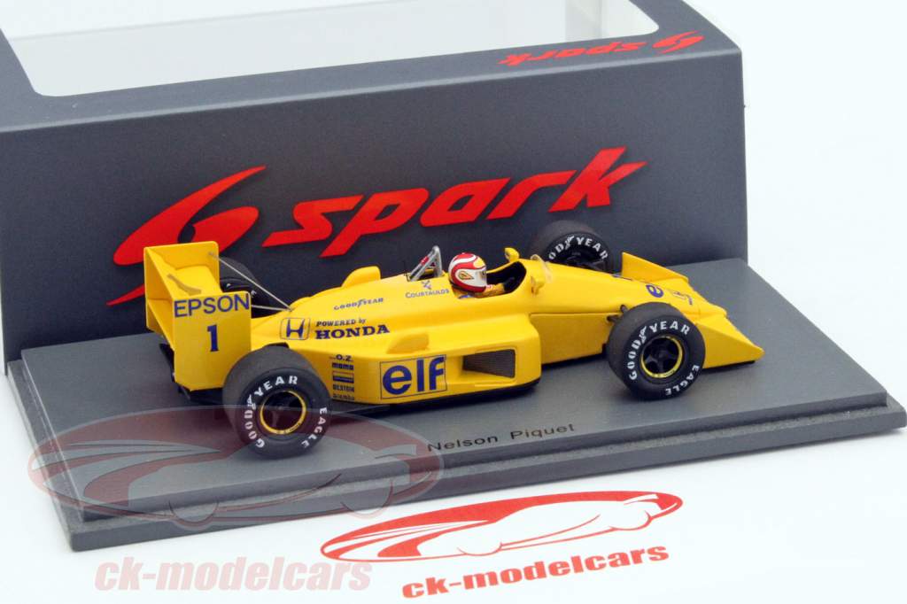 Spark 1:43 Nelson Piquet Lotus 100T #1 3rd Brazil GP formula