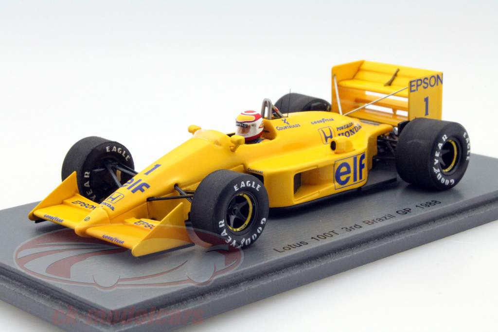 Spark 1:43 Nelson Piquet Lotus 100T #1 3rd Brazil GP formula