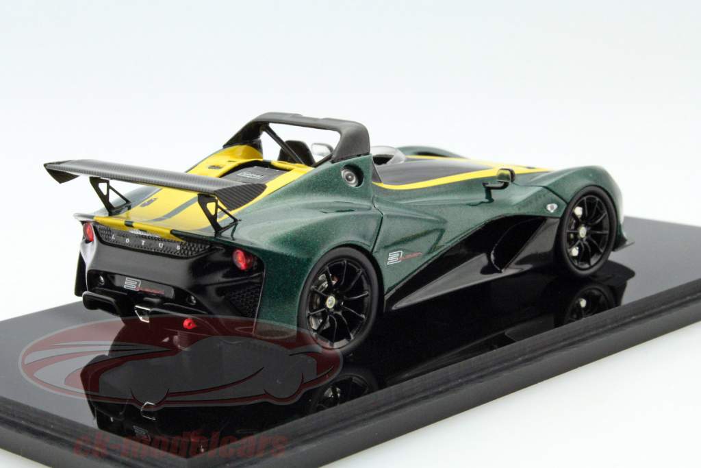 Lotus 3-Eleven プレゼンテーション カー 2015 グリーン / 黄色 1:43 Spark