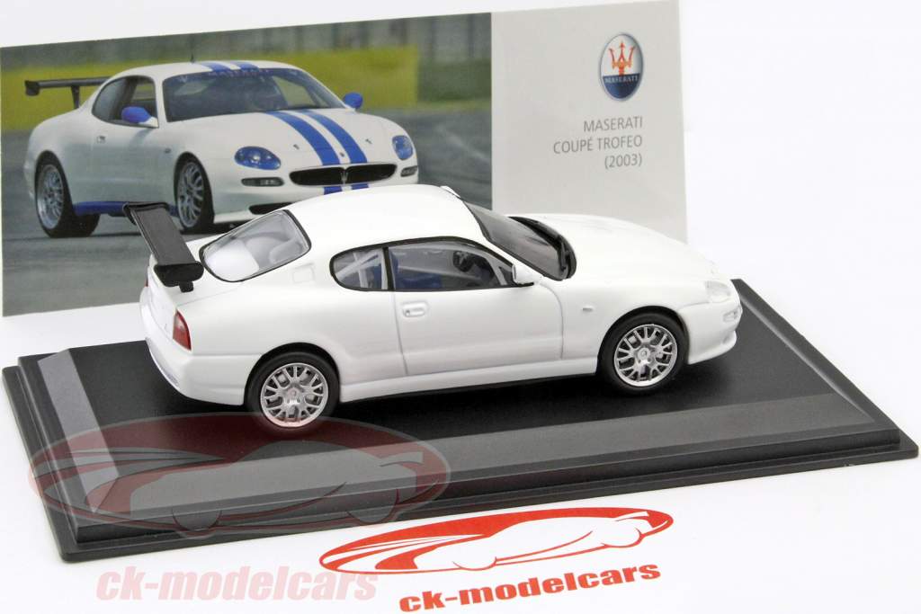 Maserati Coupe Trofeo 年 2003 白 1:43 Leo Models