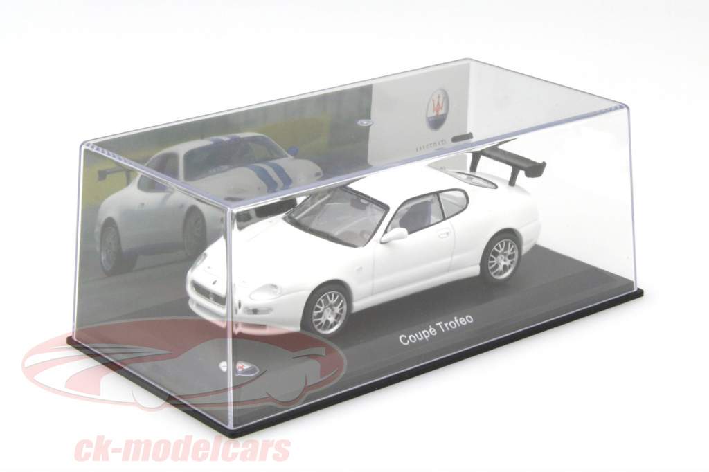 Maserati Coupe Trofeo année 2003 blanc 1:43 Leo Models