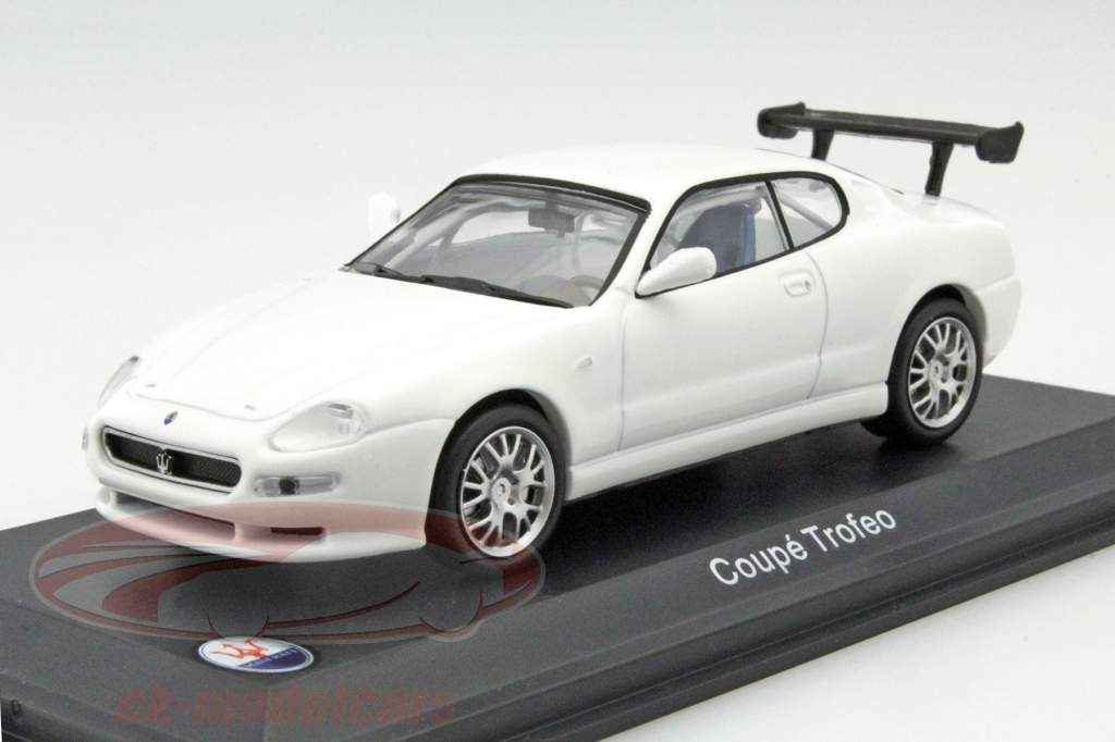 Maserati Coupe Trofeo année 2003 blanc 1:43 Leo Models